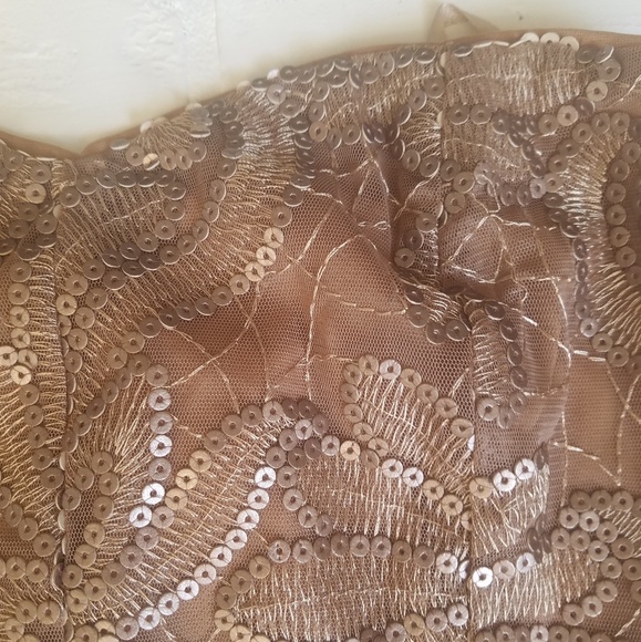 Ya Los Angeles Sequin Strapless Party Dress - Picture 4 of 8